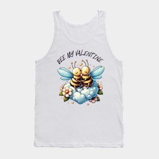 couple of bees embracing on a cloud Tank Top